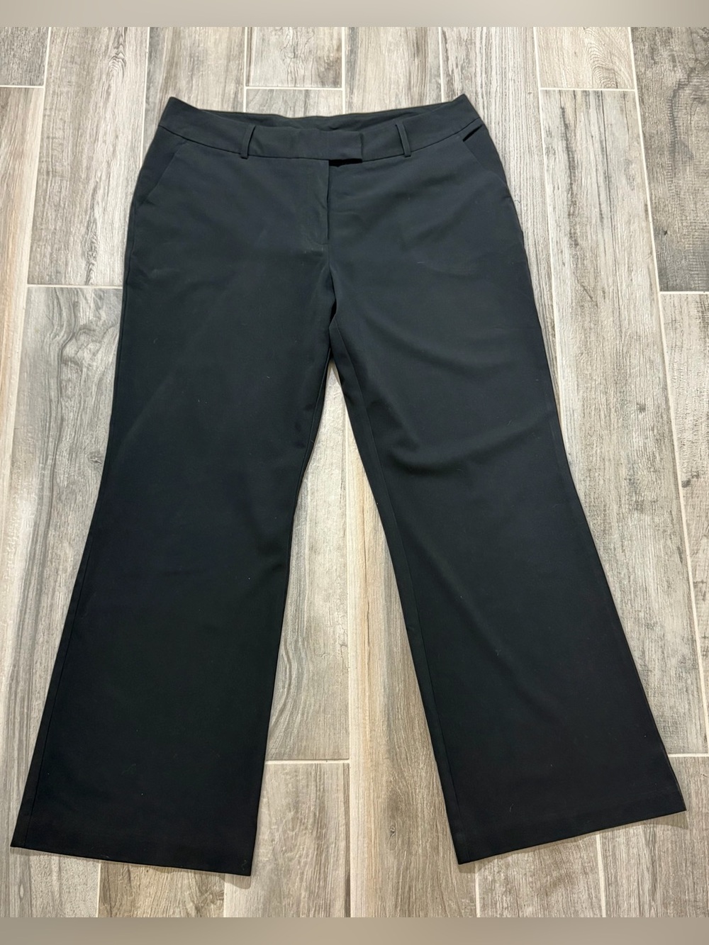 Worthington Modern  Fit Black Wide-Leg Women's Dress Pants Size 16
